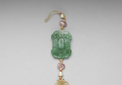 图片[2]-Jadeite abstinence pendant, Qing dynasty (1644-1911)-China Archive